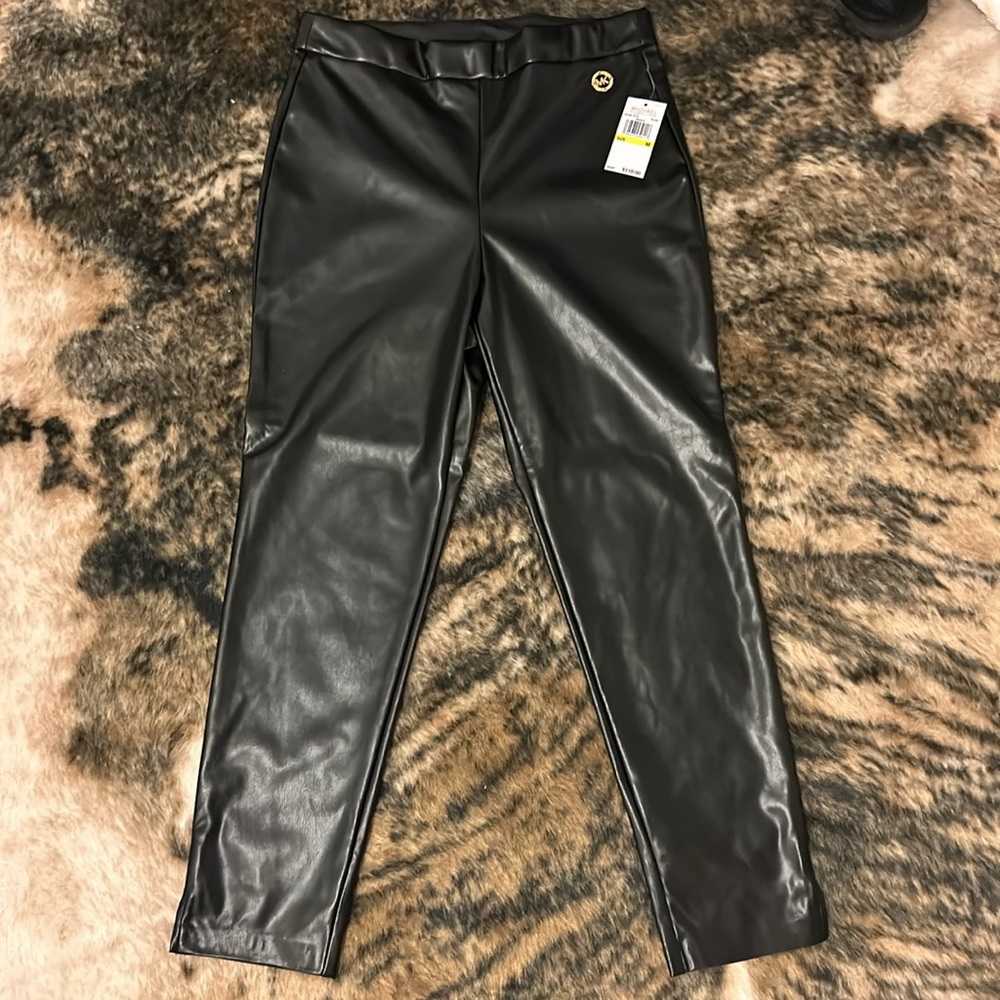 Michael Kors Vegan Leather Pull on Pant | Brand New with Tags
